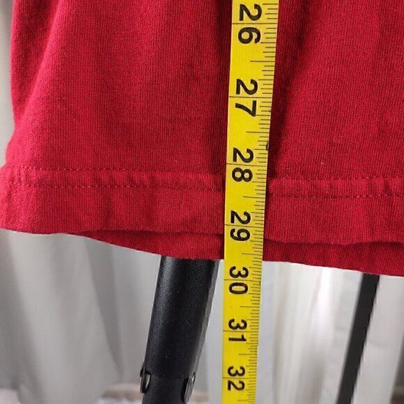 Vans Men's 100% Cotton, Red Cardinal Short Sleeve Vintage T Shirt Size Large - Picture 6 of 9